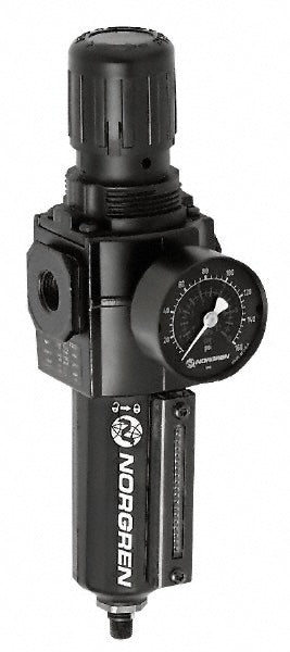 Norgren B73G-4AK-AP1-RMG Norgren FRL Combination Unit: 1/2" NPT, Intermediate, 1 Pc. (B73G-4AK-AP1-RMG)