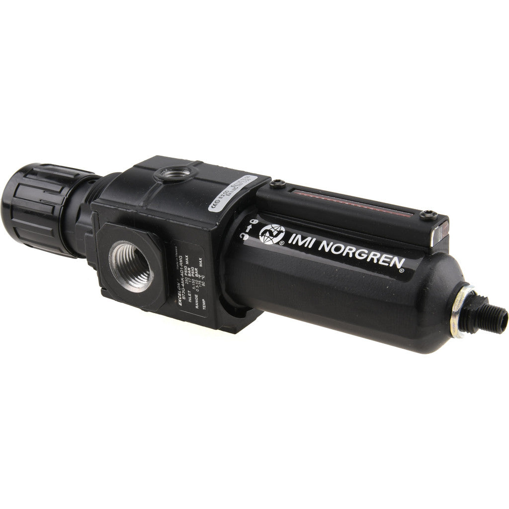 Norgren B73G-4AK-AD1-RMG Norgren FRL Combination Unit: 1/2" NPT, Intermediate, 1 Pc. (B73G-4AK-AD1-RMG)