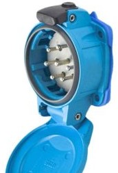 Meltric Plugs & Receptacles 01-P4061-001-824-300 - PN7C INLET (01-P4061-001-824-300)