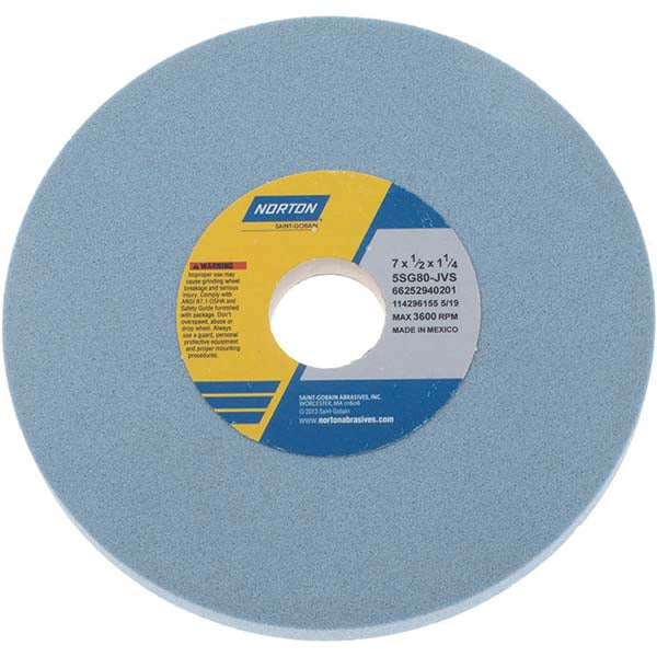 Norton 66252940201 Norton Surface Grinding Wheel: 7" Dia, 1/2" Thick, 1-1/4" Arbor (66252940201)