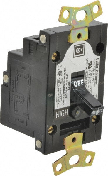 Eaton Cutler-Hammer MST01 Eaton Cutler-Hammer 1 Pole, 0.4 to 16 Amp, NEMA, Open Toggle Manual (MST01)