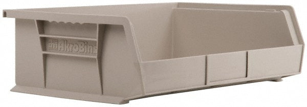 Akro-Mils 30255STONE-OLD Akro-Mils Polymer Hopper Stacking Bin: 16-1/2" OAW - Pack of 6 (30255STONE-OLD)