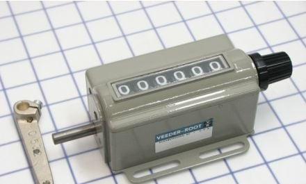 Veeder Root Counters 0166716-006 - Visicounter, Rachet Drive, Knob Reset, #1 (0166716-006)