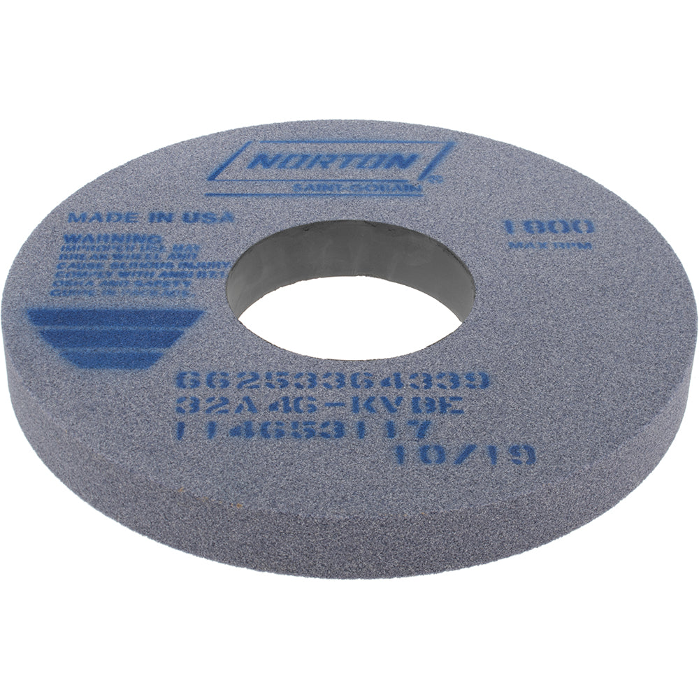 Norton 66253364339 Norton Surface Grinding Wheel: 14" Dia, 1-1/2" Thick, 5" Arbor, 46 (66253364339)