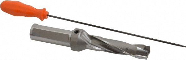 Kennametal 1613655 Kennametal Replaceable-Tip Drill: 26.59 mm to 27.09 mm, 84.07 mm Max (1613655)