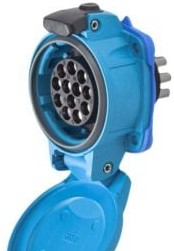 Meltric Plugs & Receptacles 03-A4001 - Receptacle, 11-P+G, Poly, PN12c (03-A4001)