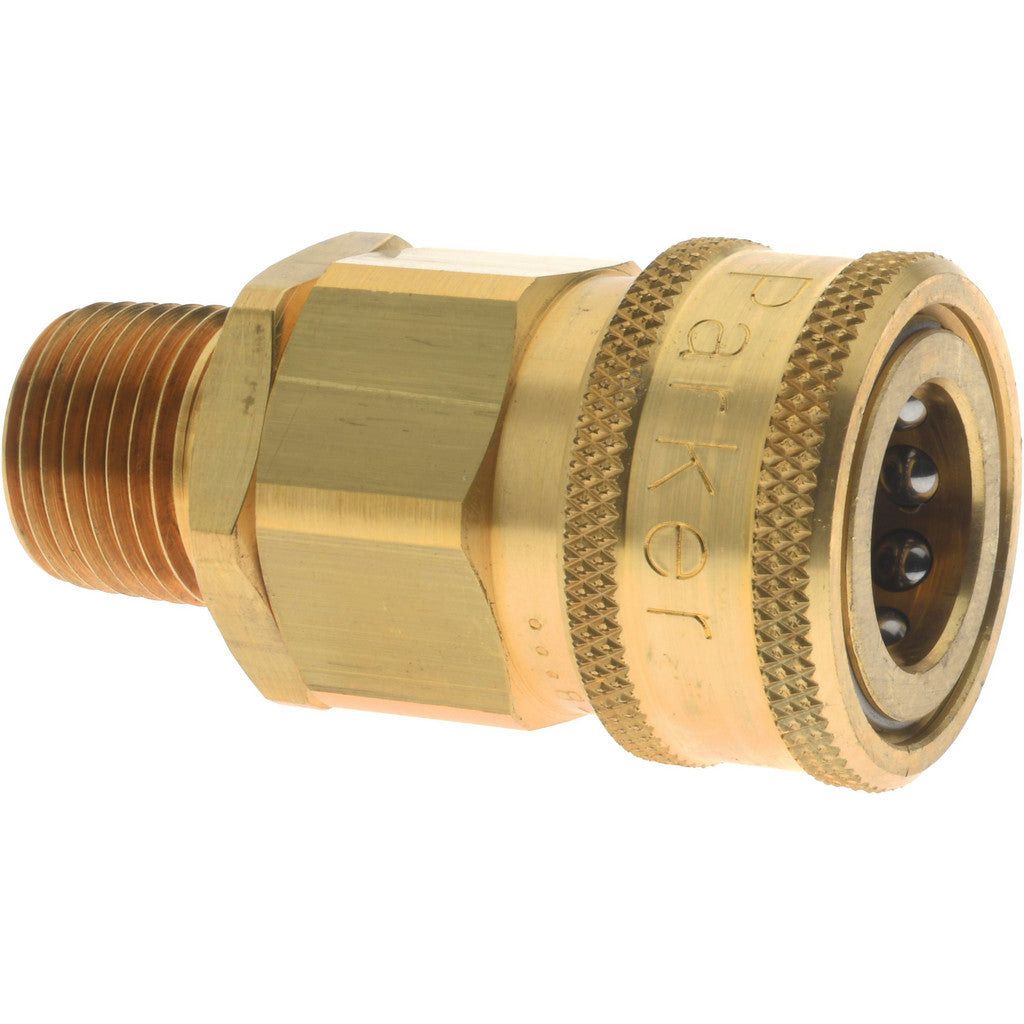 Parker BVHC8-8M Parker Hydraulic Hose MPT Fitting: 1/2" Hose Size, 1/2" Thread, 2000 (BVHC8-8M)