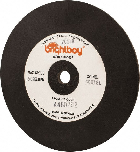 Cratex 70118 Cratex Surface Grinding Wheel: 6" Dia, 1/4" Thick, 1/2" Arbor, 46 Grit (70118)