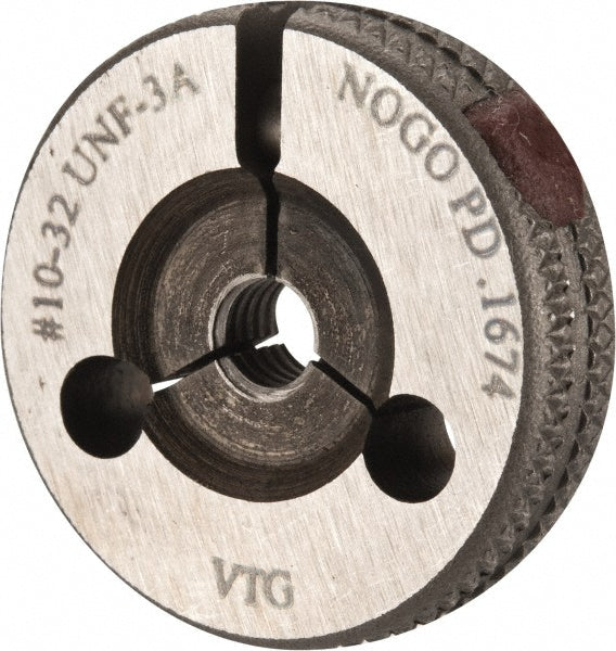 Vermont Gage 361121040 Vermont Gage Thread Ring Gage: #10-32 Thread, UNF, 3A Class of Fit (361121040)