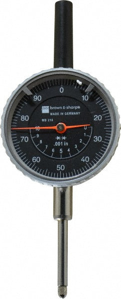 TESA Brown & Sharpe 14.82023 TESA Brown & Sharpe Dial Drop Indicator: 1" Max, 0-100 Dial Reading (14.82023)