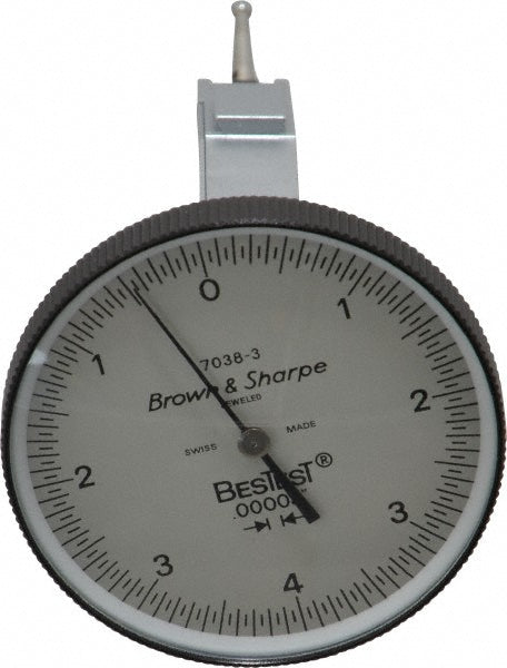 TESA Brown & Sharpe 599-7038-3 TESA Brown & Sharpe Dial Test Indicator: 0-5-0, Vertical (599-7038-3)