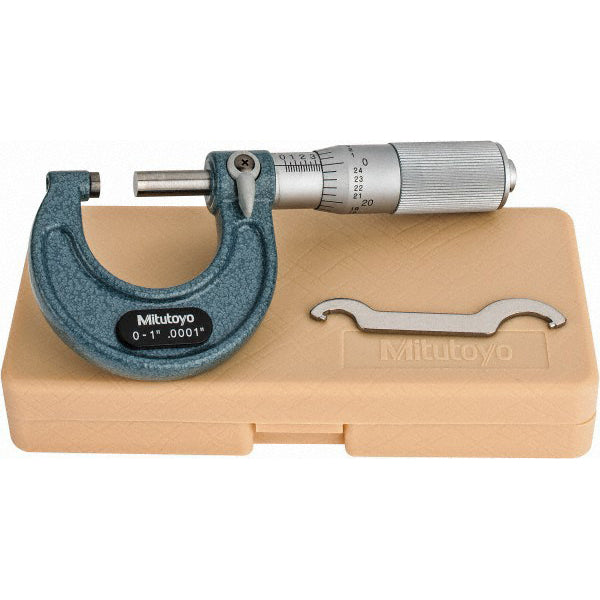 Mitutoyo 103-135 Mitutoyo Mechanical Outside Micrometer: 1" Range, 0.0001" Graduation (103-135)