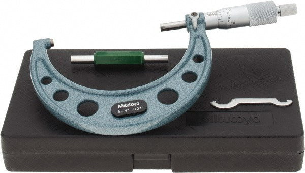 Mitutoyo 103-180 Mitutoyo Mechanical Outside Micrometer: 4" Range, 0.001" Graduation (103-180)