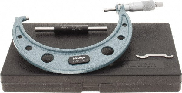 Mitutoyo 103-182 Mitutoyo Mechanical Outside Micrometer: 6" Range, 0.001" Graduation (103-182)