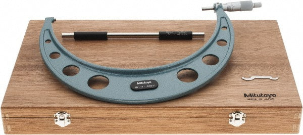 Mitutoyo 103-225 Mitutoyo Mechanical Outside Micrometer: 11" Range, 0.0001" Graduation (103-225)