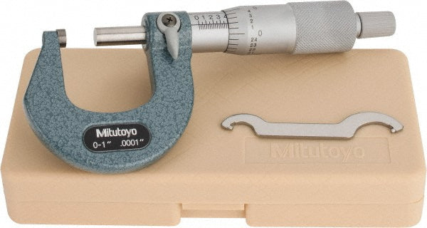 Mitutoyo 103-260 Mitutoyo Mechanical Outside Micrometer: 1" Range, 0.0001" Graduation (103-260)