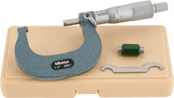 Mitutoyo 103-262 Mitutoyo Mechanical Outside Micrometer: 2" Range, 0.0001" Graduation (103-262)