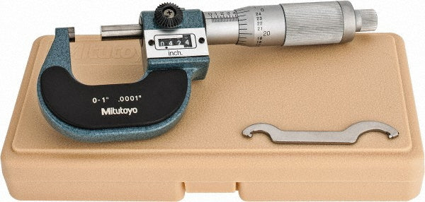 Mitutoyo 193-211 Mitutoyo Mechanical Outside Micrometer: 1" Range, 0.0001" Graduation (193-211)