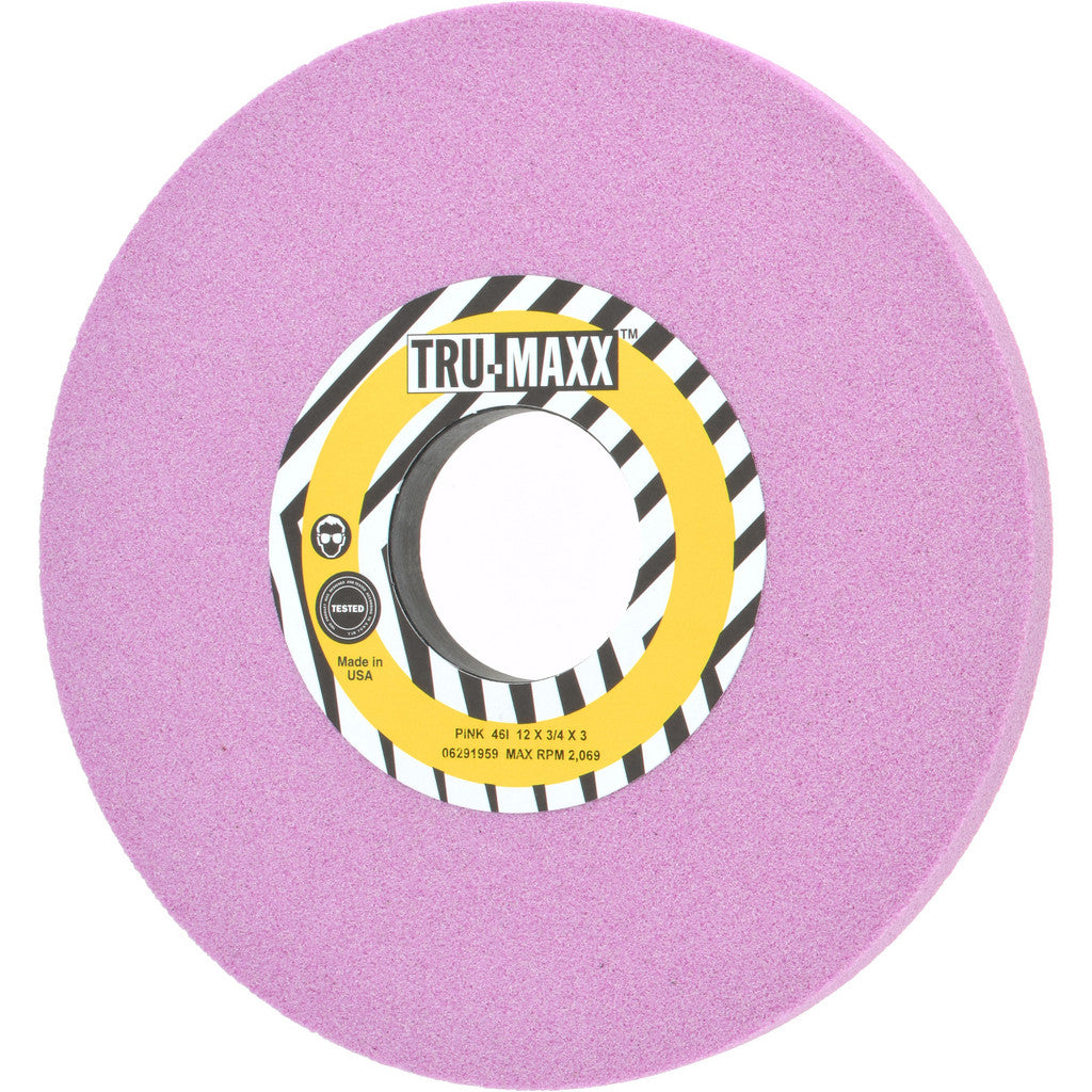 Tru-Maxx T1-12P31318-T Tru-Maxx Surface Grinding Wheel: 12" Dia, 3/4" Thick, 3" Arbor (T1-12P31318-T)