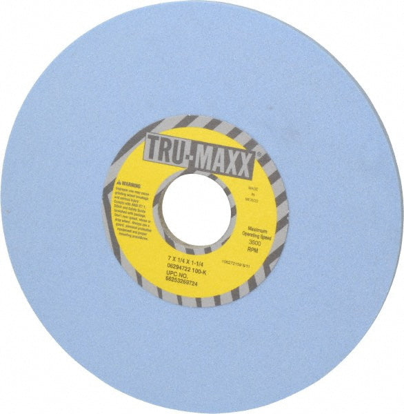 Tru-Maxx 66253269724 Tru-Maxx Surface Grinding Wheel: 7" Dia, 1/4" Thick, 1-1/4" Arbor (66253269724)
