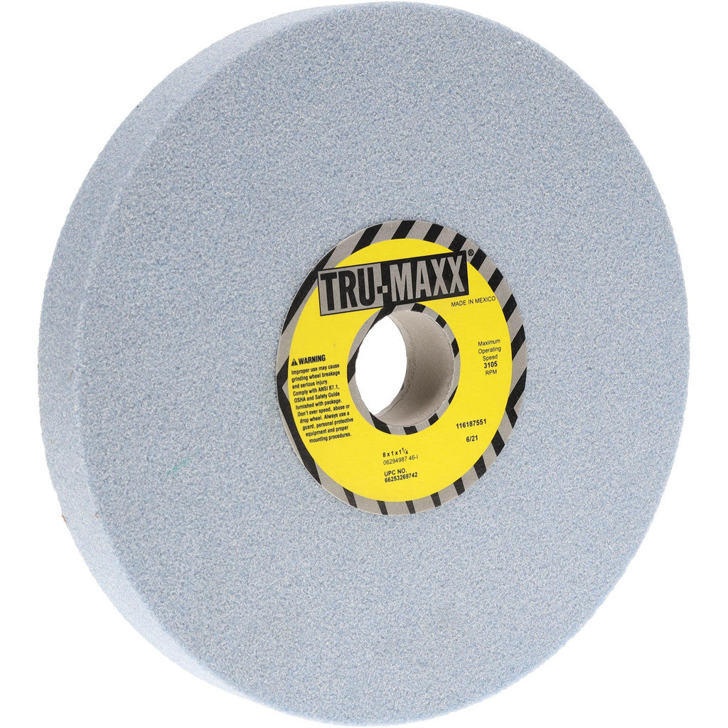 Tru-Maxx 66253269742 Tru-Maxx Surface Grinding Wheel: 8" Dia, 1" Thick, 1-1/4" Arbor (66253269742)