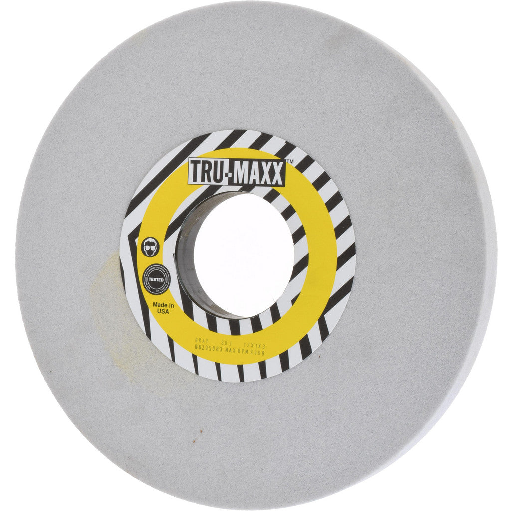 Tru-Maxx 66253269532 Tru-Maxx Surface Grinding Wheel: 12" Dia, 1" Thick, 3" Arbor, 60 (66253269532)