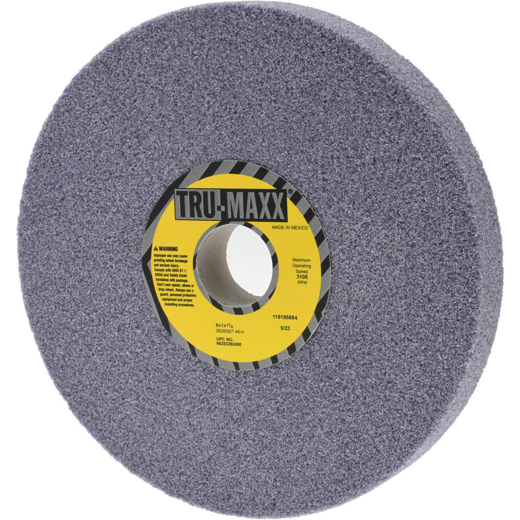 Tru-Maxx 66253292450 Tru-Maxx Surface Grinding Wheel: 8" Dia, 1" Thick, 1-1/4" Arbor (66253292450)