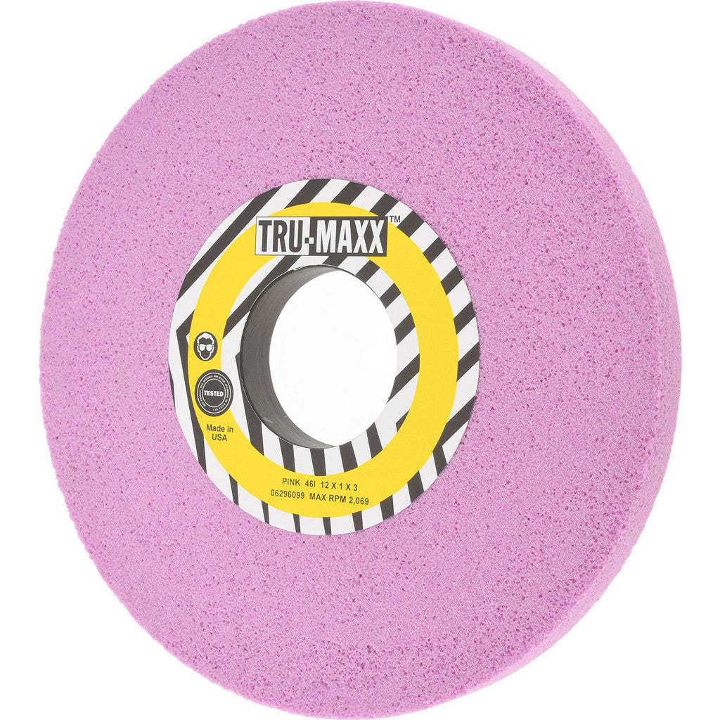 Tru-Maxx T1-12P31337-T Tru-Maxx Surface Grinding Wheel: 12" Dia, 1" Thick, 3" Arbor, 46 (T1-12P31337-T)