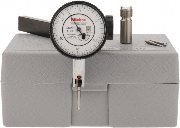 Mitutoyo 513-442-10T Mitutoyo Test Indicator Kit: 9 Pc, 0.0600" Max, 1.5748" Dial Dia (513-442-10T)