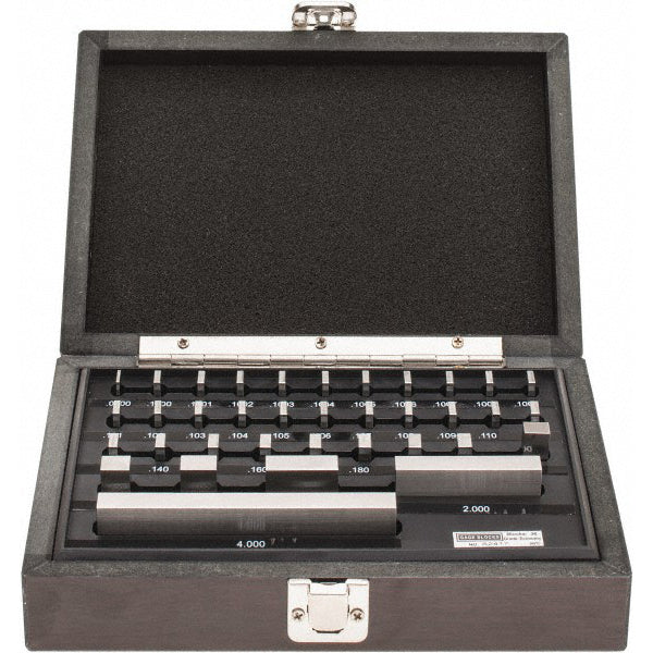 Value Collection 630-4105 Value Collection Gage Block Set: 0.0500 to 4", 36 Pc, Economy Grade (630-4105)