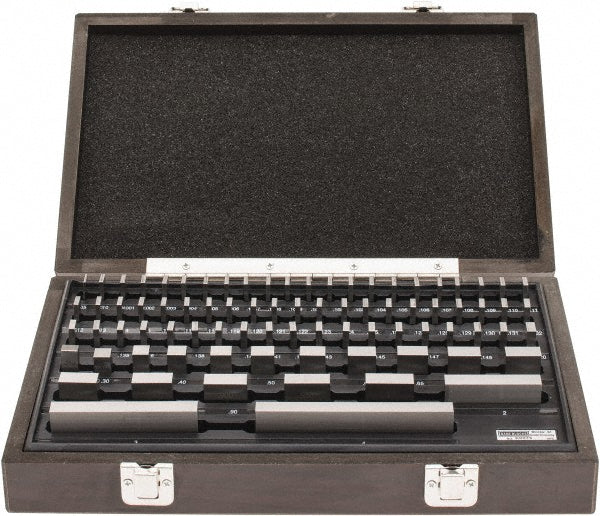 Value Collection 630-4115 Value Collection Gage Block Set: 0.0500 to 4", 81 Pc, Economy Grade (630-4115)