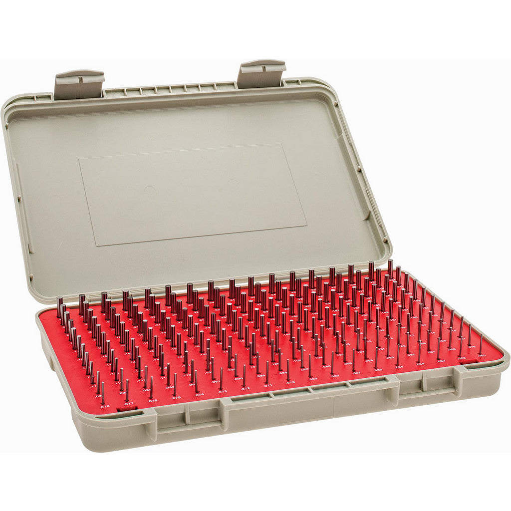 Vermont Gage 101200400 Vermont Gage Class ZZ Plug Gage Set: 0.061 to 0.25" Range, 190 Pc (101200400)