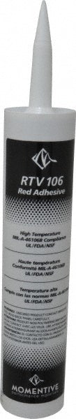 Momentive Performance Materials 28086 Momentive Performance Materials Joint Sealant: 10 oz Cartridge, Red, RTV (28086)