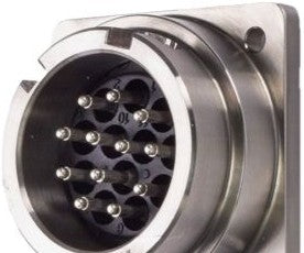 Meltric Plugs & Receptacles 07-A8001-SS - Inlet, 11P+G, Stainless Steel, PN12c (07-A8001-SS)
