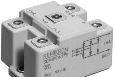 Semikron Bridge Rectifiers SKD100/12 - BRIDGE RECTIFIER 100A 1200V 3-PH (07187142)