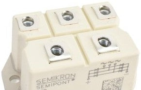 Semikron Bridge Rectifiers SKD62/18 - BRIDGE RECTIFIER 60A 1800V 3-PH (07642060)