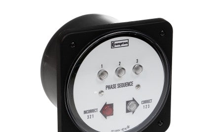 Crompton Instruments Miscellaneous 077-12PA-P4C6 - Switchboard Meter 4.5in. AC Phase (077-12PA-P4C6)
