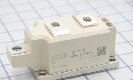 Semikron Power Modules SKKH250/16E - POWER MODULE 250A 1600V SCR-DIODE (07898625)