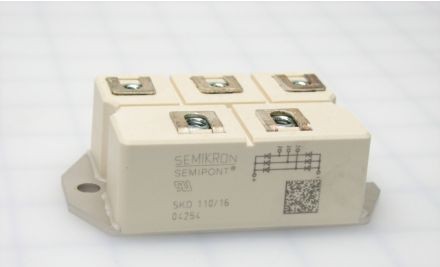 Semikron Bridge Rectifiers SKD110/16 - BRIDGE RECTIFIER 110A 1600V 3-PH (07913200)