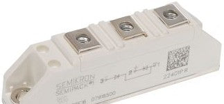 Semikron Power Modules SKKD105F16TS12-IT00200 - POWER MODULE 105A 1600V 500NS (07918500)