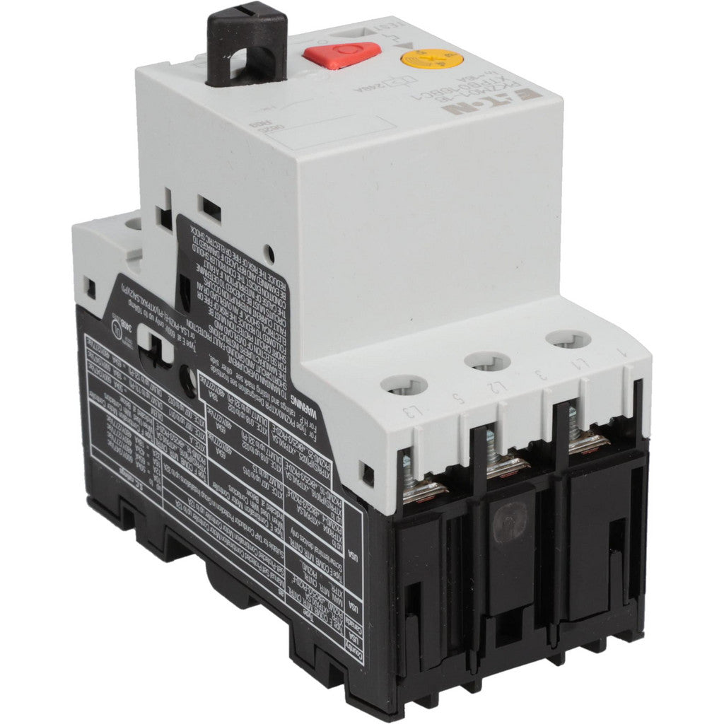 Eaton Cutler-Hammer XTPB016BC1 Eaton Cutler-Hammer 16 Amp, IEC, Open Pushbutton Manual Motor Starter (XTPB016BC1)