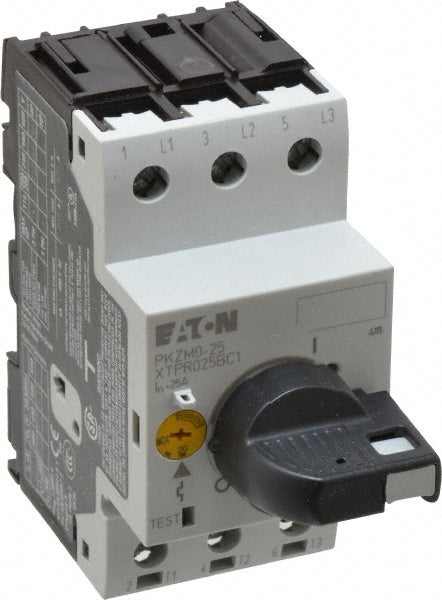 Eaton Cutler-Hammer XTPR025BC1 Eaton Cutler-Hammer 25 Amp, IEC, Open Pushbutton Manual Motor Starter (XTPR025BC1)
