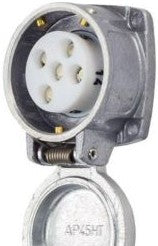 Meltric Plugs & Receptacles 09-24037-K04-185 - PNHT RECEPTACLE METAL SIZE 1 IP 44 (09-24037-K04-185)