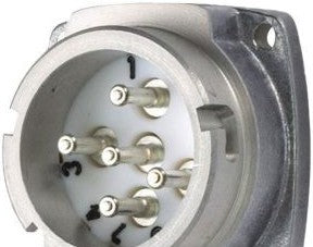 Meltric Plugs & Receptacles 09-28037-K04-185 - PNHT INLET METAL SIZE 1 IP 44 3P+N+G 30A (09-28037-K04-185)