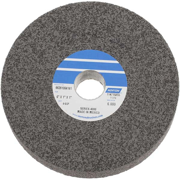Norton 66261004141 Norton Deburring Wheel: 6" Dia, 1" Face Width, 1" Hole, 9 Density (66261004141)
