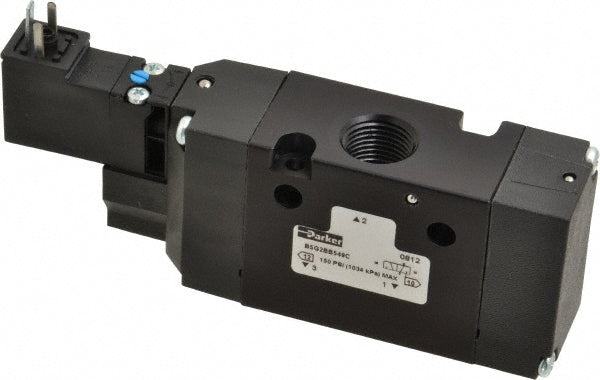 Parker B5G2BB549C Parker Stacking Solenoid Valve: Single Solenoid, 3-Way, 2 Position (B5G2BB549C)