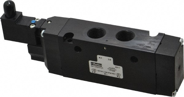 Parker B612BB553A Parker Stacking Solenoid Valve: Single Solenoid, 4-Way, 2 Position (B612BB553A)