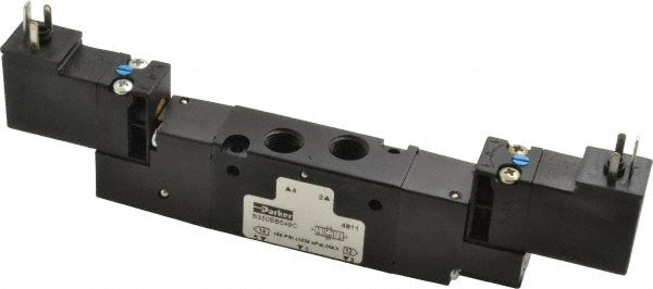 Parker B350BB549C Parker Stacking Solenoid Valve: Double Solenoid, 4-Way, 3 Position (B350BB549C)