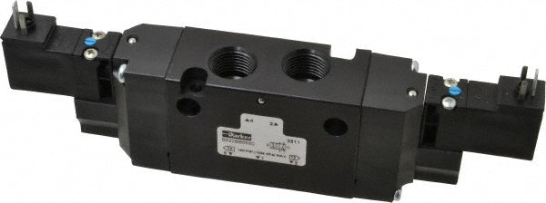 Parker B522BB553C Parker Stacking Solenoid Valve: Double Solenoid, 4-Way, 2 Position (B522BB553C)
