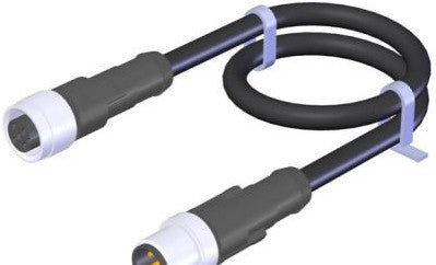 Euchner Miscellaneous 100181 - M12 female plug 5-pin to M12 male plug, length 10 m (100181)